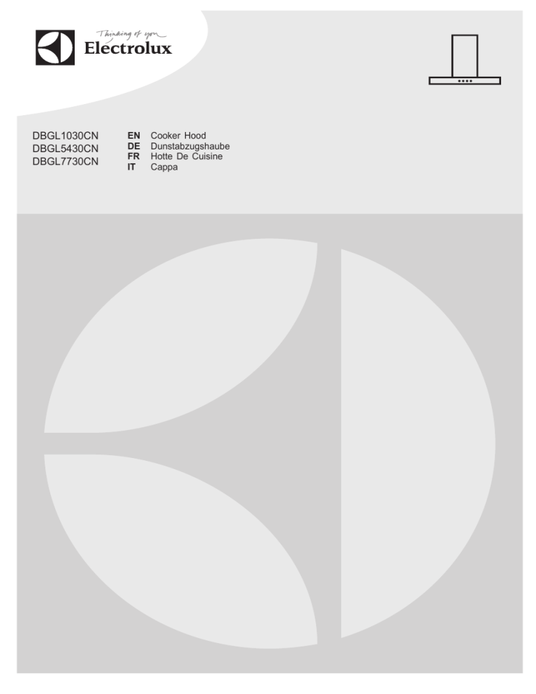 Electrolux DBGL5430CN, DBGL1030CN, DBGL7730CN User manual Electrolux DBGL5430CN, DBGL1030CN, DBGL7730CN User manual