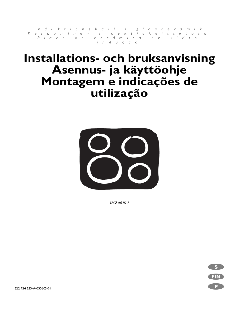 Electrolux EHD6670P User manual Electrolux EHD6670P User manual