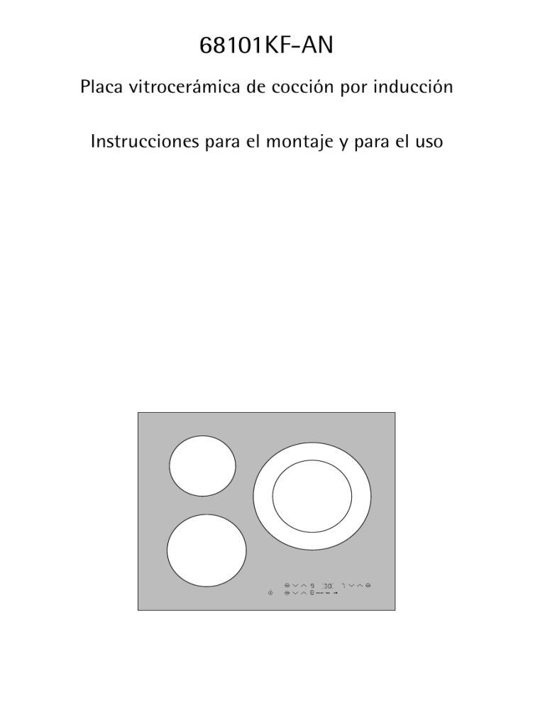 Aeg-Electrolux 68101KF-AN 83F User manual Aeg-Electrolux 68101KF-AN 83F User manual