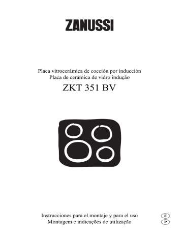Zanussi ZKT351BV 49F User manual Zanussi ZKT351BV 49F User manual