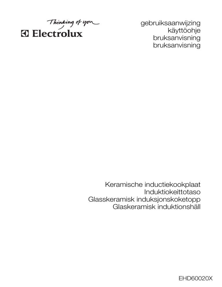 Electrolux EHD60020X User manual Electrolux EHD60020X User manual