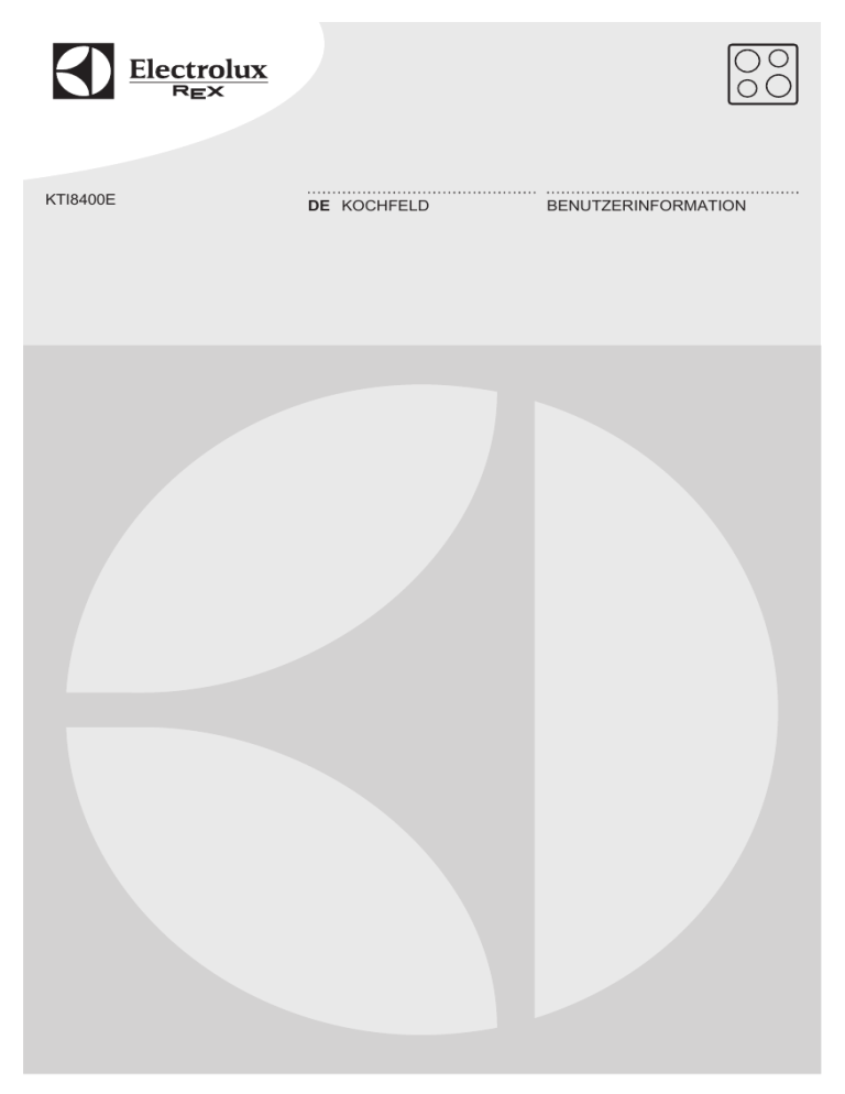 ELECTROLUX-REX KTI8400E User manual ELECTROLUX-REX KTI8400E User manual