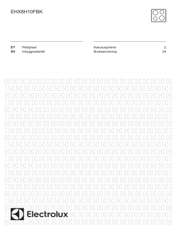 Electrolux EHX8H10FBK User manual Electrolux EHX8H10FBK User manual