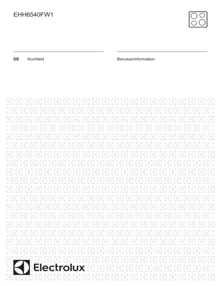 Electrolux EHH6540FW1 User manual Electrolux EHH6540FW1 User manual