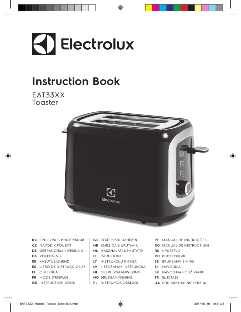 Electrolux EAT3330, EAT3300-I, EAT3300AR, EAT3330AR, EAT3300 User manual Electrolux EAT3330, EAT3300-I, EAT3300AR, EAT3330AR, EAT3300 User manual