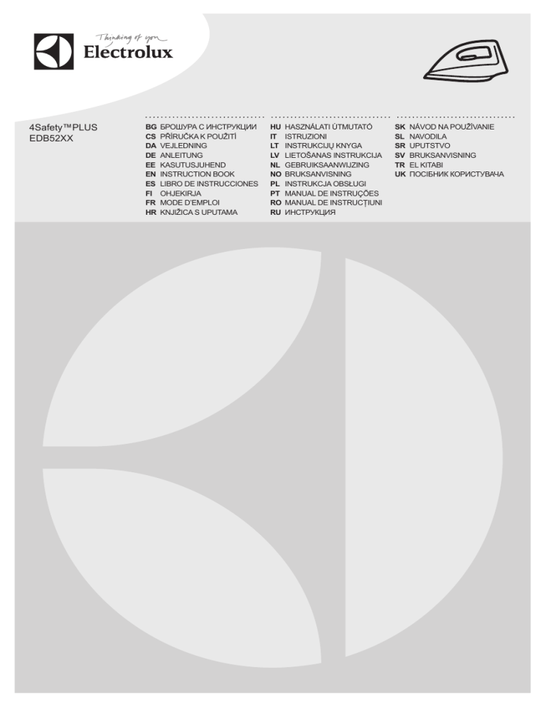 Electrolux EDB5230 User manual Electrolux EDB5230 User manual