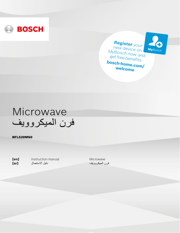 Bosch BFL520MS0 Built-in microwave oven Instruction manual | Manualzz Bosch BFL520MS0 Built-in microwave oven Instruction manual | Manualzz