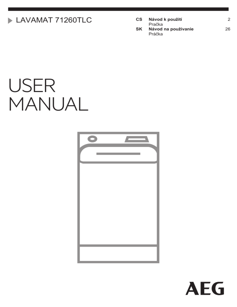 AEG L71260TLC User manual AEG L71260TLC User manual