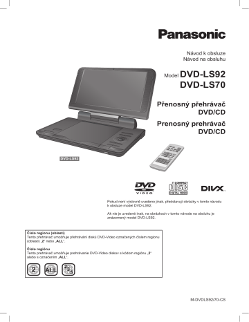 Panasonic DVDLS92EG, DVDLS70EG Operating instructions Panasonic DVDLS92EG, DVDLS70EG Operating instructions
