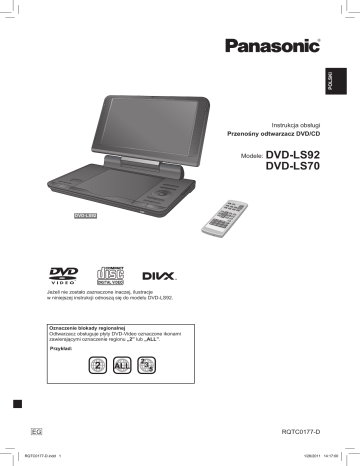 Panasonic DVDLS92EG, DVDLS70EG Operating instructions Panasonic DVDLS92EG, DVDLS70EG Operating instructions