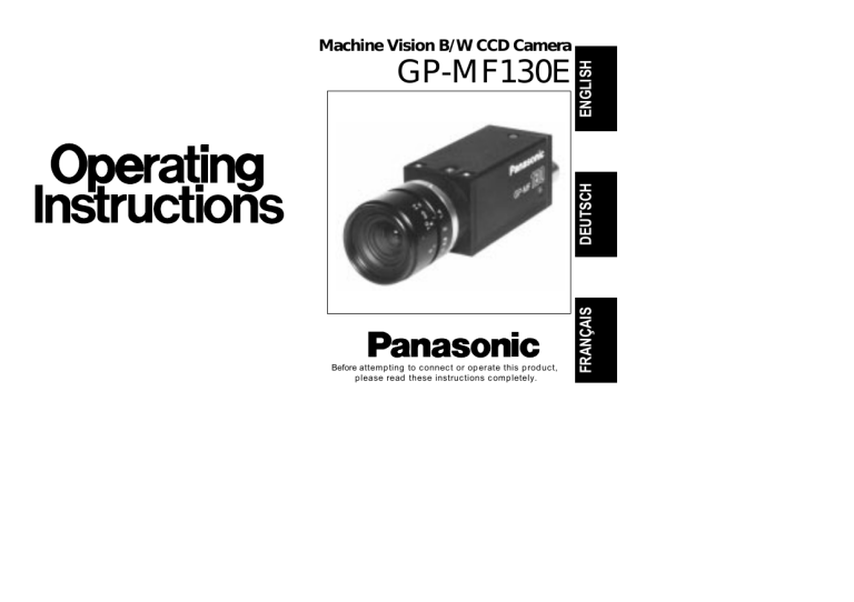 Panasonic GPMF130E Operating instructions Panasonic GPMF130E Operating instructions
