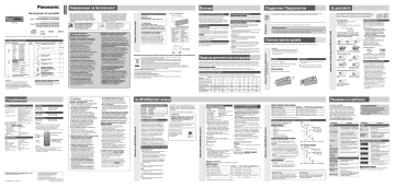 Panasonic CQRX300N, CQRX400N, CQRX101N, CQRX200N, CQRX103N, CQRX102N Operating instructions Panasonic CQRX300N, CQRX400N, CQRX101N, CQRX200N, CQRX103N, CQRX102N Operating instructions