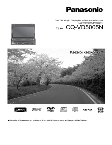 Panasonic CQVD5005N Operating instructions Panasonic CQVD5005N Operating instructions
