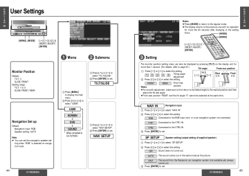 Panasonic CYVMD9000U Operating instructions Panasonic CYVMD9000U Operating instructions