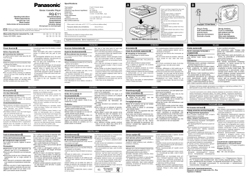 Panasonic RQE11 Operating instructions Panasonic RQE11 Operating instructions