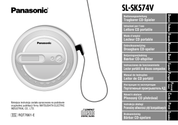 Panasonic SLSK574V Operating instructions Panasonic SLSK574V Operating instructions