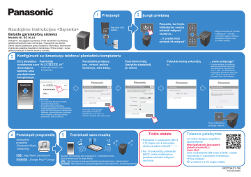 Panasonic SCALL2 Operating instructions Panasonic SCALL2 Operating instructions
