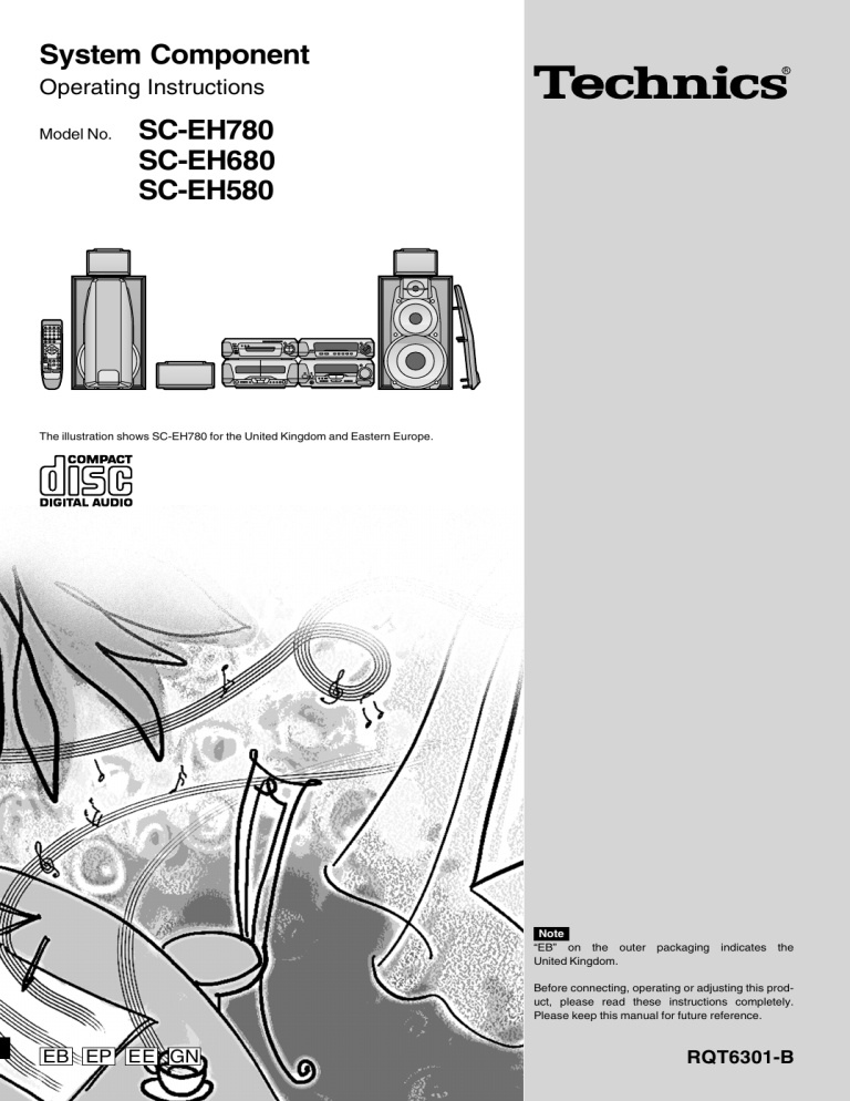 Panasonic SCEH580, SCEH780, SCEH680 Operating instructions Panasonic SCEH580, SCEH780, SCEH680 Operating instructions