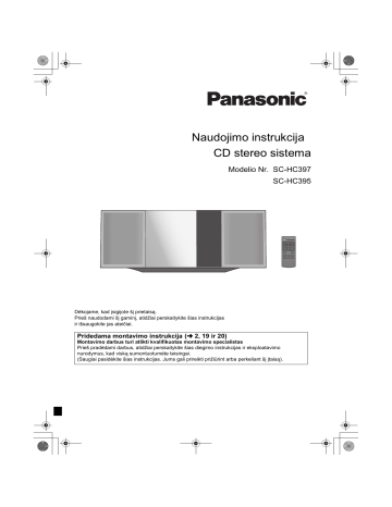 Panasonic SCHC395, SCHC397 Operating instructions Panasonic SCHC395, SCHC397 Operating instructions