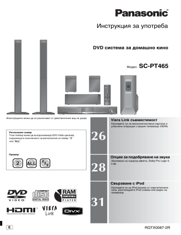 Panasonic SCPT465 Operating instructions Panasonic SCPT465 Operating instructions