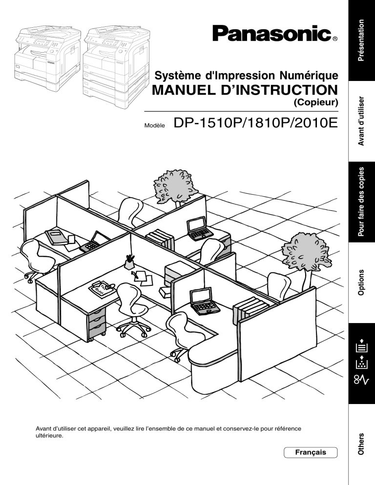Panasonic DP1510 Operating instructions Panasonic DP1510 Operating instructions