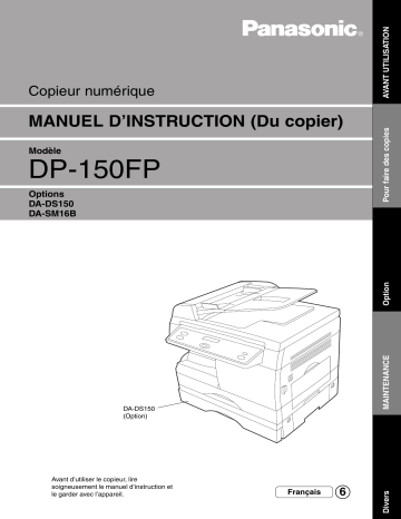 Panasonic DP150FP Operating instructions Panasonic DP150FP Operating instructions