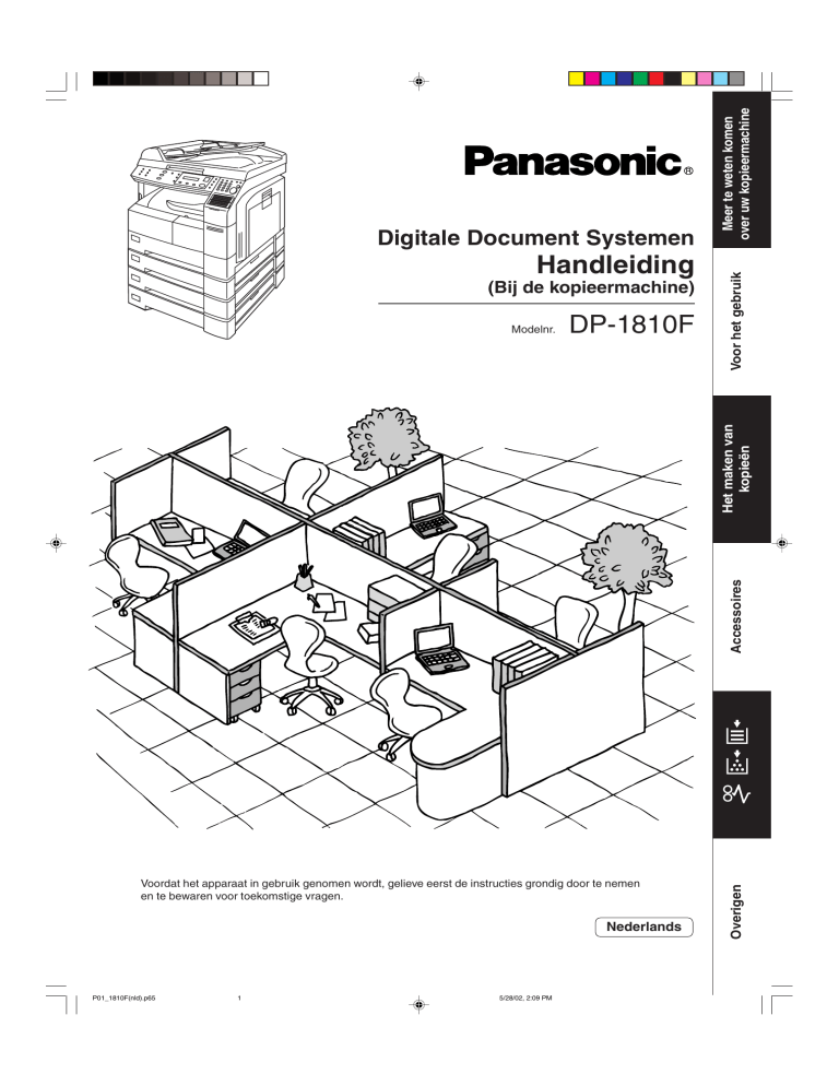 Panasonic DP1810 Operating instructions Panasonic DP1810 Operating instructions