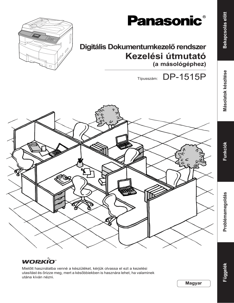 Panasonic DP1515P, DP1515 Operating instructions Panasonic DP1515P, DP1515 Operating instructions