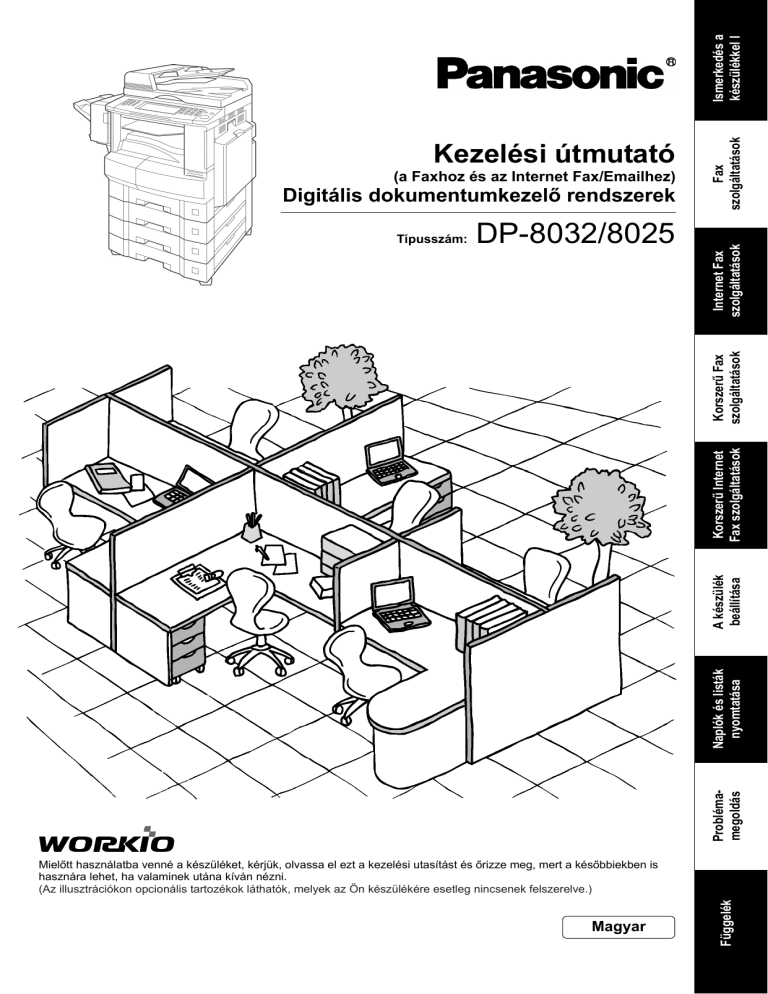 Panasonic DP8025, DP8032 Operating instructions Panasonic DP8025, DP8032 Operating instructions