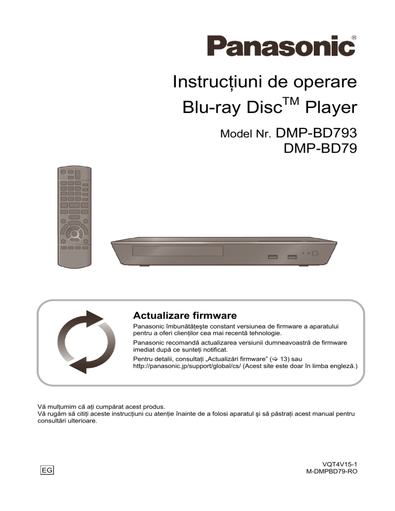 Panasonic DMPBD79 Operating instructions Panasonic DMPBD79 Operating instructions