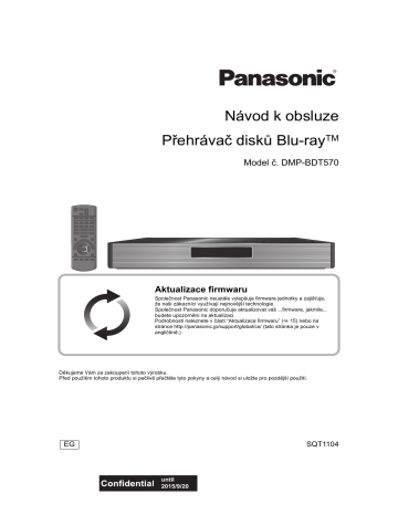 Panasonic DMPBDT570EG Operating instructions Panasonic DMPBDT570EG Operating instructions
