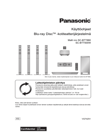 Panasonic SCBTT880EG, SCBTT500WEG Operating instructions Panasonic SCBTT880EG, SCBTT500WEG Operating instructions