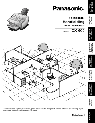 Panasonic DX600 Operating instructions Panasonic DX600 Operating instructions