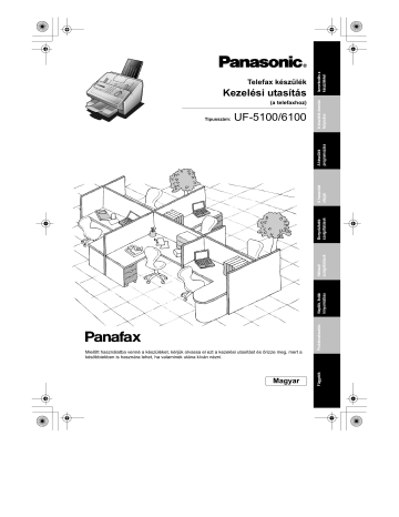 Panasonic UF6100, UF5100 Operating instructions Panasonic UF6100, UF5100 Operating instructions