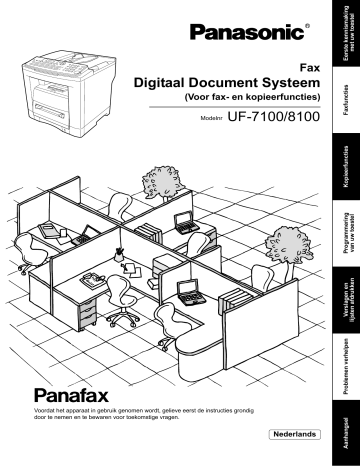 Panasonic UF7100, UF8100 Operating instructions Panasonic UF7100, UF8100 Operating instructions
