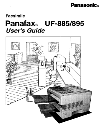 Panasonic UF885, UF895 Operating instructions Panasonic UF885, UF895 Operating instructions