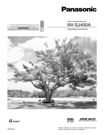 Panasonic NVSJ400A Operating instructions Panasonic NVSJ400A Operating instructions
