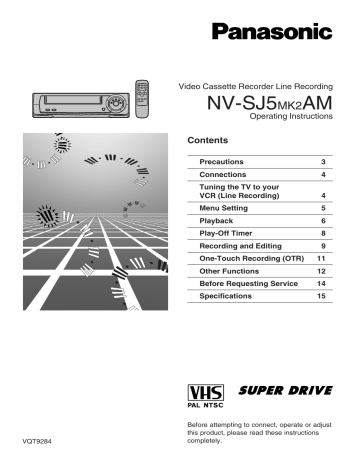 Panasonic NVSJ5MK2AM Operating instructions Panasonic NVSJ5MK2AM Operating instructions