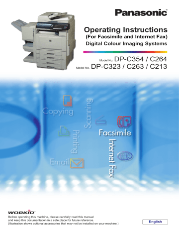 Panasonic DPC354, DPC213, DPC264, DPC323, DPC263 Operating instructions Panasonic DPC354, DPC213, DPC264, DPC323, DPC263 Operating instructions