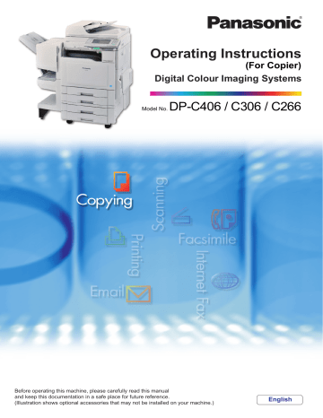 Panasonic DPC306, DPC266, DPC406 Operating instructions Panasonic DPC306, DPC266, DPC406 Operating instructions