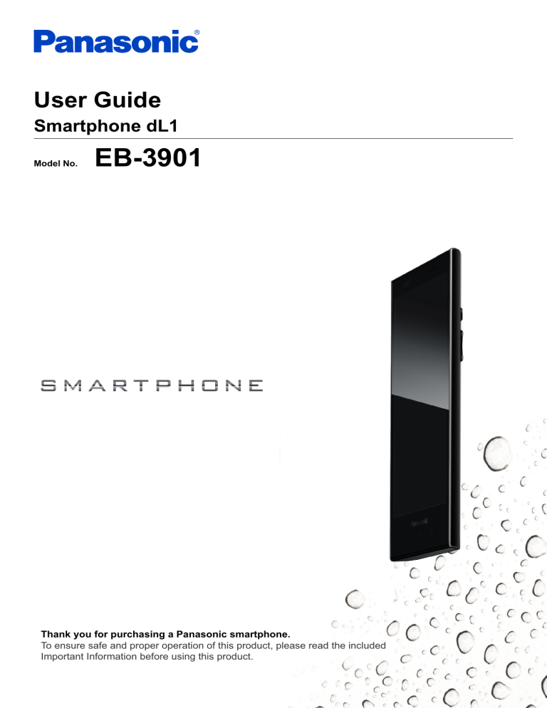 Panasonic EB3901, EB-3901 Ice Cream Sandwich, Eluga Ice Cream Sandwich, ELUGA User guide Panasonic EB3901, EB-3901 Ice Cream Sandwich, Eluga Ice Cream Sandwich, ELUGA User guide