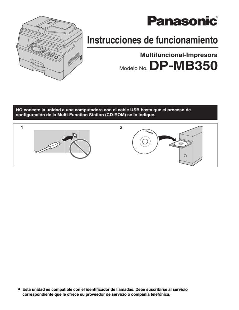 Panasonic DPMB350 Operating instructions Panasonic DPMB350 Operating instructions