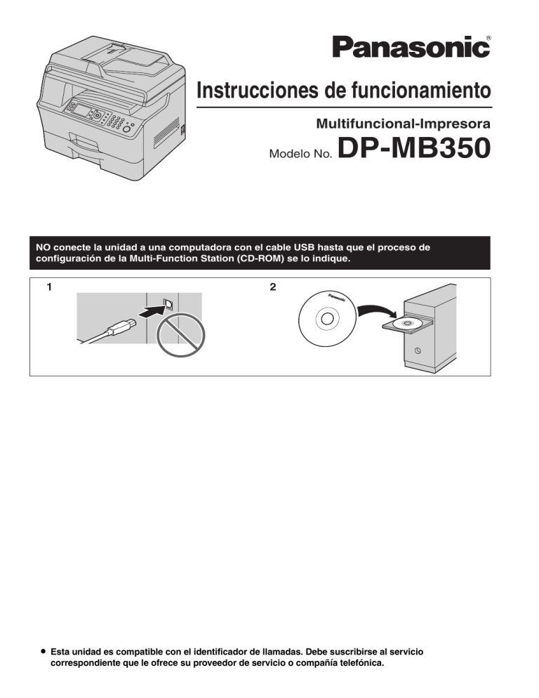 Panasonic DPMB350 Operating instructions Panasonic DPMB350 Operating instructions
