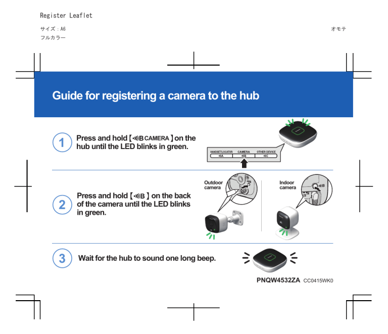Panasonic KXHNC600E, KXHN6012E, KXHNC200E Quick start guide Panasonic KXHNC600E, KXHN6012E, KXHNC200E Quick start guide
