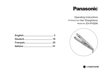 Panasonic EHPHS9K Operating instructions Panasonic EHPHS9K Operating instructions