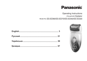 Panasonic ESED90 Operating instructions Panasonic ESED90 Operating instructions