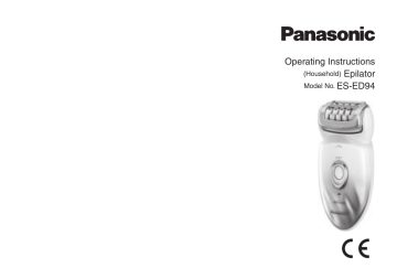 Panasonic ES-ED94, ESED94 Owner's manual Panasonic ES-ED94, ESED94 Owner's manual