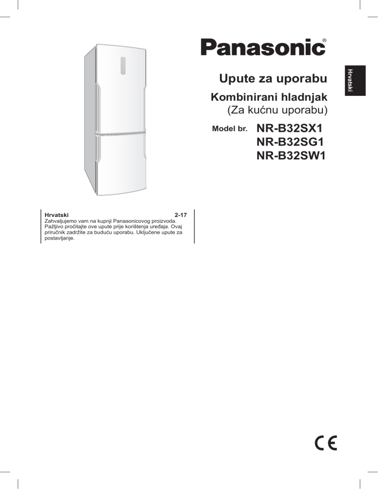 Panasonic NRB32SX1, NRB32SG1, NRB32SW1 Operating instructions Panasonic NRB32SX1, NRB32SG1, NRB32SW1 Operating instructions