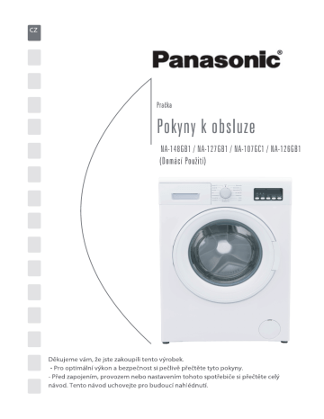 Panasonic NA107GC1, NA126GB1, NA127GB1, NA148GB1 Operating instructions Panasonic NA107GC1, NA126GB1, NA127GB1, NA148GB1 Operating instructions