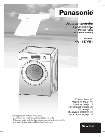 Panasonic NA147VR1 Operating instructions Panasonic NA147VR1 Operating instructions